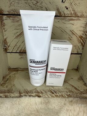 Blackhead Mud Mask + Snail Mucin Serum Acne Pore Cleanse Hydrating Skincare Set